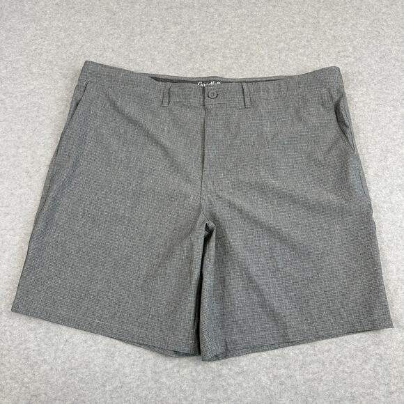Goodfellow & Co Hybrid Swim Shorts Mens 42 Gray 9" Inseam UV Protection UPF 50+ - Picture 1 of 11